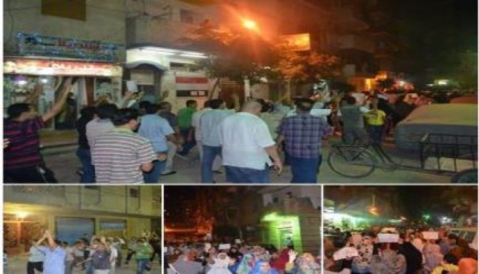 مسيرة ليلية لثوار العصافرة "لرفض السيسي "