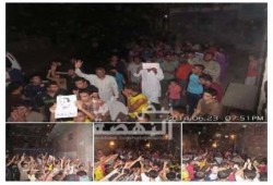 الشرقية - بالصور : مسيرة ليلية  بههيا ضد الانقلاب العسكري