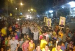 الجيزة - بالصور : مسيرة ليلية حاشدة لآهالي أم دينار ضد الانقلاب العسكري