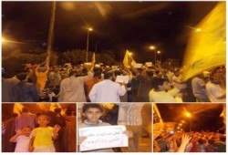 القليوبية - بالصور : احرار كفر الفقهاء بمركز طوخ ينظمون مسيرة ليلية ضد الانقلاب العسكري