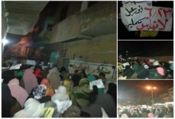 القليوبية - بالصور : أبو زعبل تنتفض وتواصل للمطالبة بإسقاط حكم العسكر