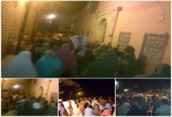 المنيا - بالصور : مسيرة ليلية حاشدة بمغاغة ضد الانقلاب العسكري