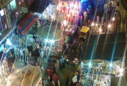 مليشيات العسكر تهاجم سوق باكوس بسبب لافتة "احنا آسفين يا إخوان"