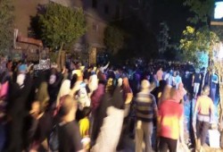 حلوان - بالصور : ثوار حلوان في مسيرة ليلية ضد الانقلاب تدعو للتظاهر في انتفاضة 3 يوليو