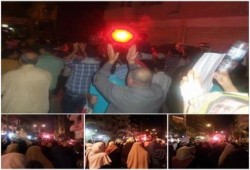 الدقهلية - بالصور : مسيرة ليلية بالمنصورة للتنديد بـ "‫‏مجازر قضاء العسكر‬"