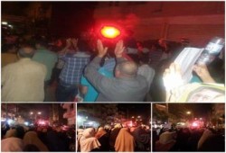 الدقهلية - بالصور : مسيرة ليلية بالمنصورة للتنديد بـ "‫‏مجازر قضاء العسكر‬"