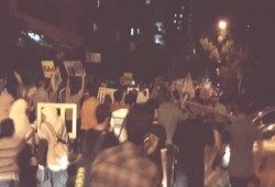 القاهرة - بالصور : ثوار مدينة نصر في مسيرة ليلية حاشدة ضد الانقلاب