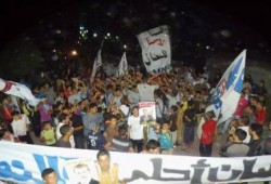 البحيرة - بالصور : مسيرة ليلية لـ"ثوار حوش عيسى "فى ختام أسبوع مصر مش معسكر