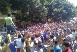 ثوار عين شمس ينتفضون بحشود مهولة ضد الانقلاب في جمعة "سنحيا كراما" (بث مباشر)