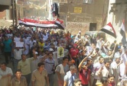 رافضو الانقلاب في ‫‏الشرقية‬ يواصلون فعاليتهم بجمعة "سنحيا كرامًا".