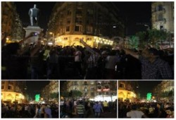 بالصور.. مظاهرة مفاجئة للثوار في محيط ميدان التحرير .. موعدنا 3-7
