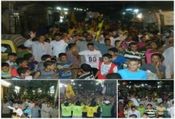 الفيوم - بالصور : مسيرة ليلية حاشدة ضد الانقلاب بقرية دار السلام بمركز طاميه