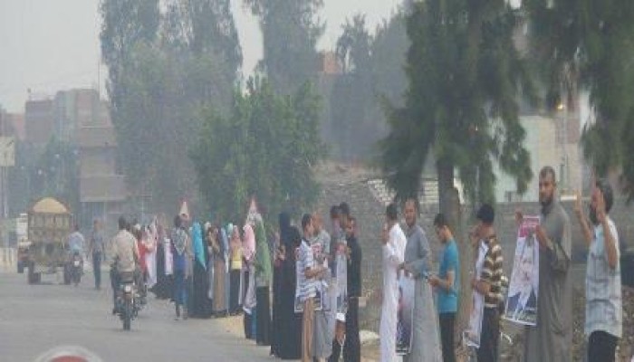 الشرقية - بالصور : ثوار كفر صقر يواصلون فعالياتهم في شهر رمضان ضد الانقلاب العسكري