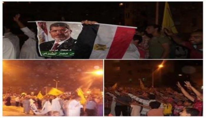 بالصور.. مسيرة حاشدة لثوار برج العرب والأمن يعتدي عليها