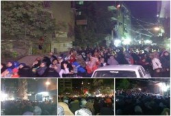 بالصور والفيديو:الثوار ينظمون مسيرة ليلية حاشدة ضد الانقلاب العسكري أمام المحكمة الدستورية