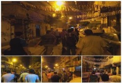 بالصور.. مسحراتي الثورة يطوف شوارع العصافرة لرفض الانقلاب