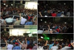 الغربية - بالصور : الألاف في مسيرة حاشدة ضد الانقلاب بمدينة طنطا