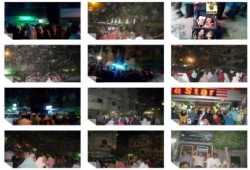 ثوار الاسكندرية  ينتفضون ليلا للحشد ليوم 3 يوليو