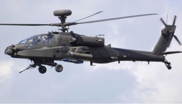 تعرض مروحية صهيونية لإطلاق صاروخ شمال قطاع غزة