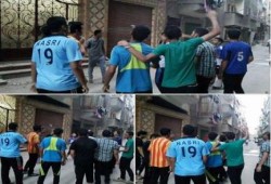 وقفة أمام منزل الطالب المعتقل "أحمد شوقي" والمحكوم عليه بالسجن 10 سنوات.