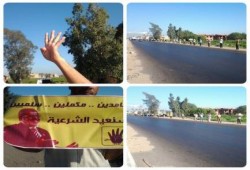 البحيرة - بالصور : ثوار أبو حمص ينتفضون بسلاسل صباحية في بداية انتفاضة 3يوليو