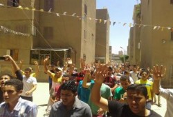 بالصور: انطلاق مسيرة حاشدة من كبري مساجد الفيوم في انتفاضة 3يوليو