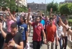 بالفيديو .. طلاب ضد الانقلاب أمام وزارة التعلييم ضمن فعاليات 3 يوليو