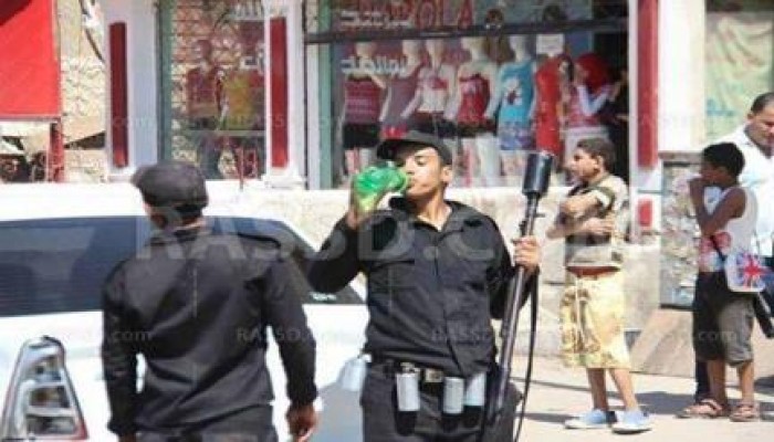 ميليشات السيسي ومحمد ابراهيم تجاهر بالفطر في نهار رمضان