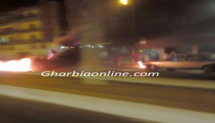 ثوار طنطا يقطعون شارع البحر ضمن فعاليات 3 يوليو