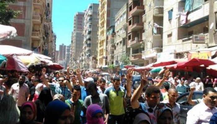 بالصور : ثوار الاسكندرية ينتفضون بمسيبرة حاشدة ضد الانقلاب بعد صلاة الجمعة