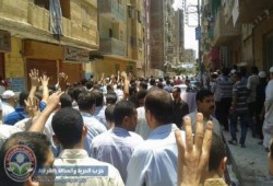 الشرقية : بالصور مسيرة حاشدة ضد الانقلاب بالزقازيق ضمن فعاليات جمعة الغضب