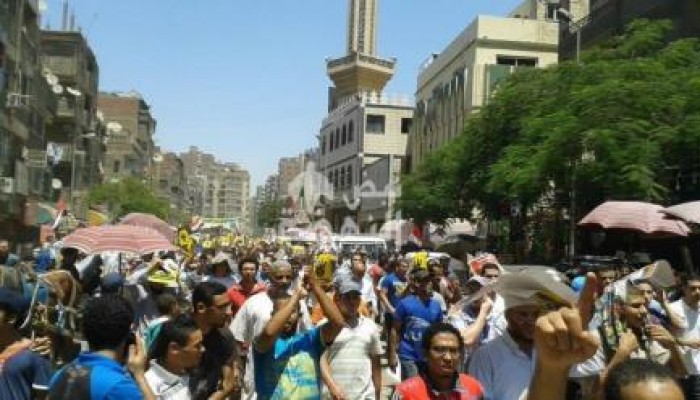 بالصور : الألاف من ثوار الشرعية ينتفضون فى أسبوع جمعة الغضب بخاتم المرسلين‎