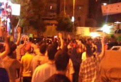 "في الجنه ياهبه" هو ابرز هتافات مسيرات الاسكندرية