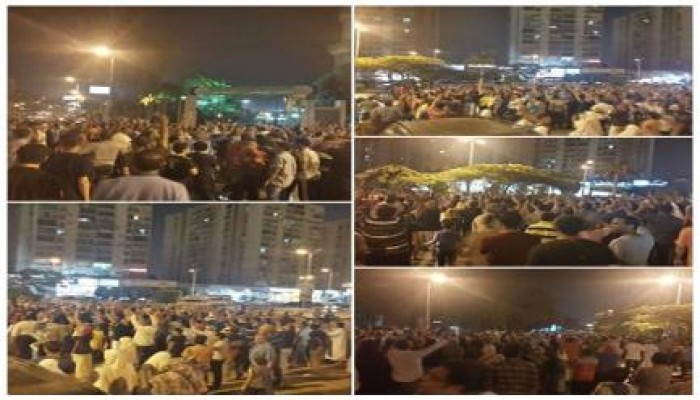 يالصور.. الثوار يتظاهرون أمام نادي الحرس الجمهوري