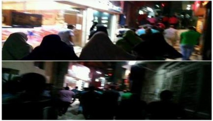 مسيرة ليلية رفضاً للحكم العسكري في جمعة الغضب بـ ‫‏المنصورة‬