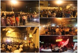 بالصور : مسيرة ليلية حاشدة بمدينة ديرب نجم - شرقية - ضمن فعاليات جمعة الغضب ضد الانقلاب