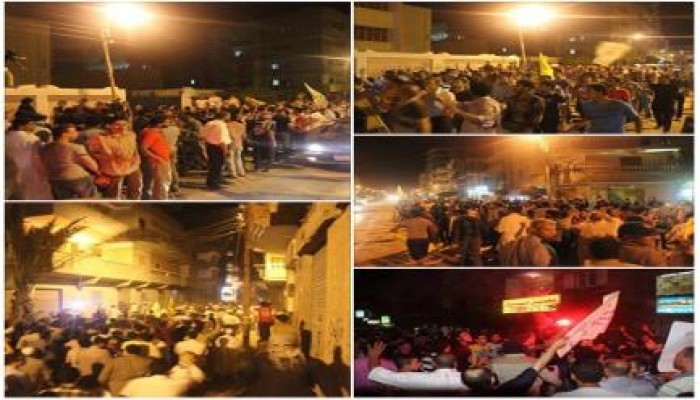 بالصور : مسيرة ليلية حاشدة بمدينة ديرب نجم - شرقية - ضمن فعاليات جمعة الغضب ضد الانقلاب