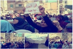 بالصور:جنازة شعبية ضخمة لتشييع جثمان الشهيدة هبة جمال التي قتلت برصاص الانقلاب بالاسكندرية