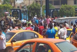 بالصور : مؤيدى الانقلاب يبكون بعد رفع سعر البنزين والسولار بالإسماعيلية