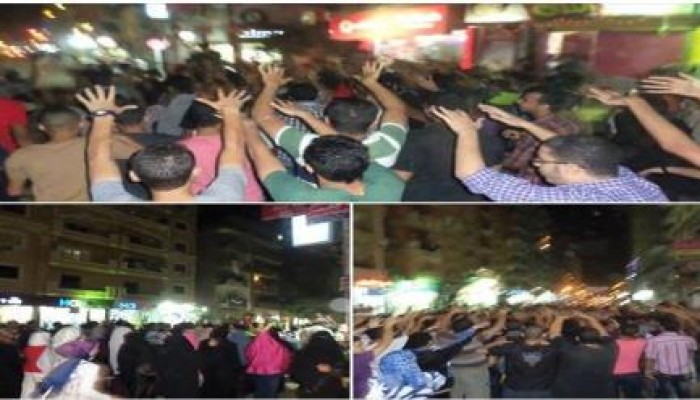 فاعليات مناهضه للانقلاب العسكري بمحافظة الغربيه