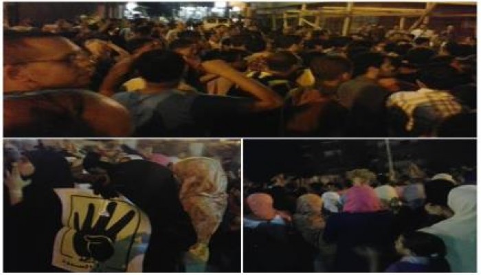 بالصور :الغربية تنتفض بمسيرات ضد العسكر في طنطا والمحلة وقطور والسنطة وبسيون