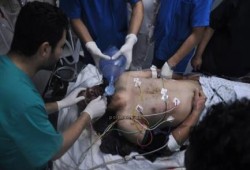 إصابة 17 فلسطينياً بعشرات الغارات الصهيونية على قطاع غزة (صور)