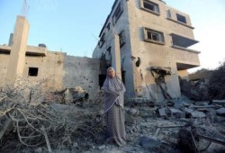 بالصور .. آثار الدمار من غارات الصهاينة فجر اليوم على غزة