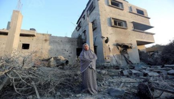 بالصور .. آثار الدمار من غارات الصهاينة فجر اليوم على غزة