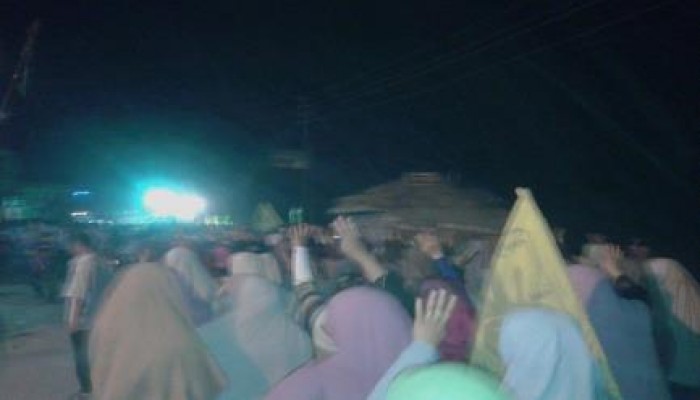 البحيرة .. ثوار مركز دمنهور يتظاهرون لإحياء ذكري مذبحة الحرس