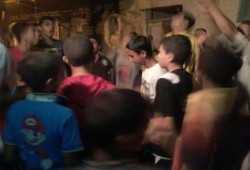 البحيرة: وقفة حاشدة لأولتراس حرية بـ" طيبة " أمام منزل أحد المعتقلين