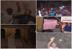 الجيزة : ثوار الصف بالجيزة مسيرة ليلية حاشدة ضد الانقلاب وتفاعل كبير من الأهالي