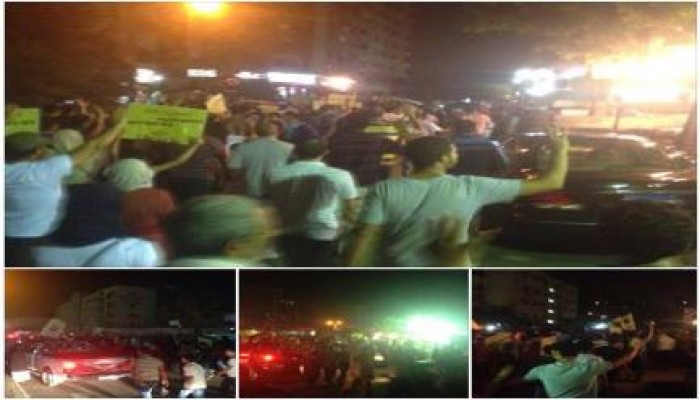 بالصور : ثوار مدينة نصر ينظمون مسيرة ليلية حاشدة ضد الانقلاب العسكري