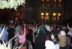 الغربية - بالصور  : مسيرة ليلية حاشدة بطنطا رافضة للانقلاب و الثوار يتضامنون مع غزة