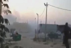 بالفيديو .. صواريخ القسام تضرب قاعدة عسكرية صهونية وتصيب جنود الاحتلال